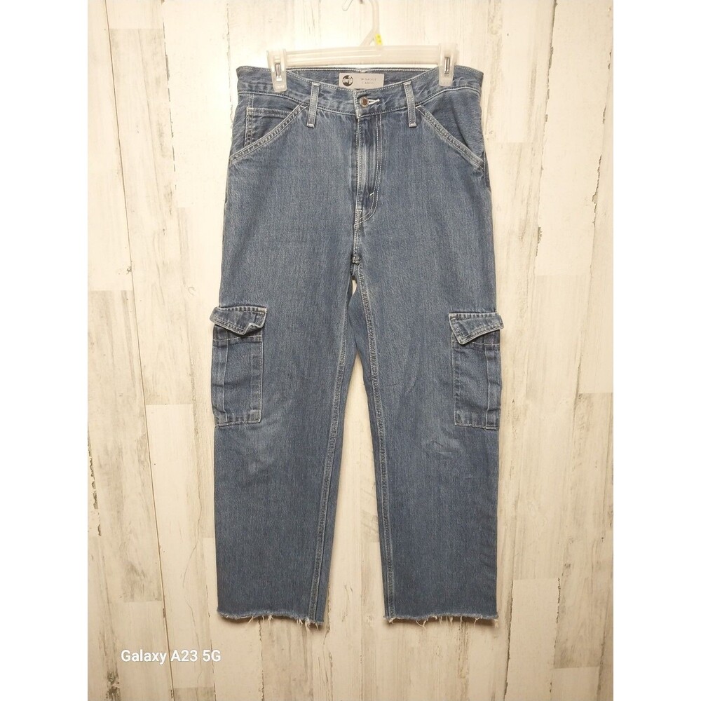Silvertab Jeans '94 Baggy Cargo Size 28 Raw Hem